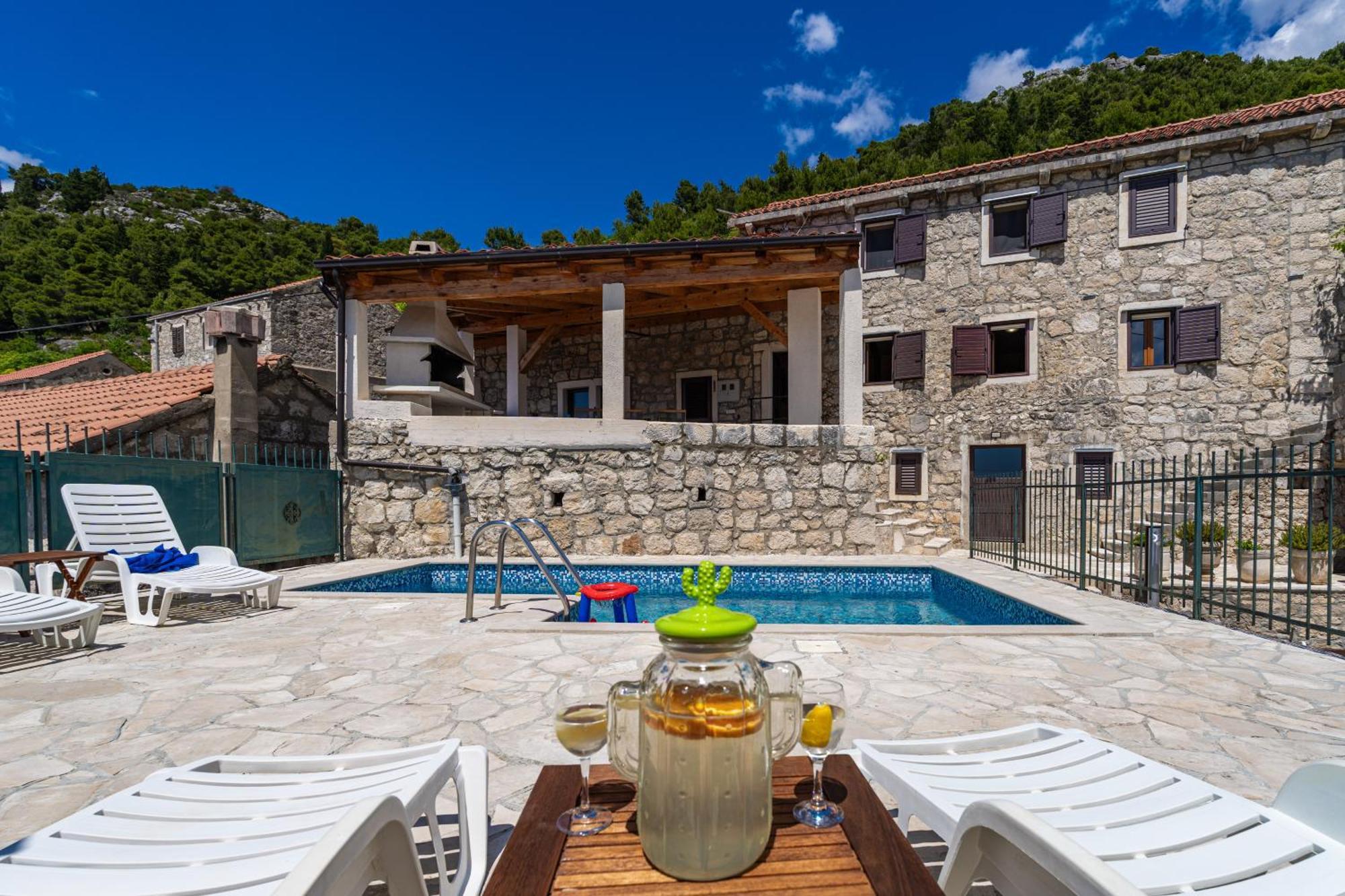 Private Pool Villa - Meditteranean Peace Slano Bagian luar foto